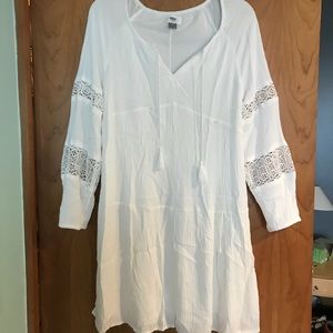 White Long Sleeve Dress